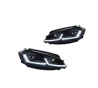 Eejghfwq Projecteur Principal Pour VW Pour Golf 7.5, Pour Golf 7 2013 - 2021 Phare LED DRL Hid, Signal Dynamique Bi-xénon, Accessoires D'assemblage, Phare Principal(SilverB)