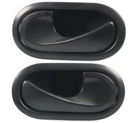 Eejghfwq Voiture Poignée Porte Intérieure Pour Master Pour MK3 2010-2020 Pour Megane 2003-2008 Poignée Porte Intérieure Voiture Poignée(1 pair Black)