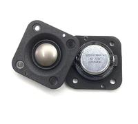 eejinwen 2 pièces 2 Pouces 48MM Tweeter Haut-Parleur 4 ohms 20W Tweeter 20 Core HiFi Membrane en Soie Film de Titane Haut-Parleur aigu Home cinéma(Titanium Film)