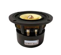 eejinwen Haut-Parleur Large Gamme SQ-405R 4 Pouces, 1 pièce, Panier en Aluminium moulé, pâte de Bois, cône de Papier Jaune mélangé, 4/8ohm, 20W(1 Piece 4ohm)