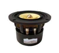 eejinwen Haut-Parleur Large Gamme SQ-405R 4 Pouces, 1 pièce, Panier en Aluminium moulé, pâte de Bois, cône de Papier Jaune mélangé, 4/8ohm, 20W(1 Piece 8ohm)