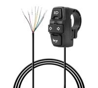 eejinwen Interrupteur de Clignotant DK226/DK336 for vélo électrique, Lampe et klaxon for Scooter électrique, Bouton pouvant contrôler Le Clignotant(DK336)