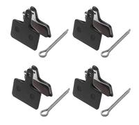 eejinwen Lot de 4 Paires de Plaquettes de Frein à Disque Semi-métalliques for vélo TRP, Tek-tro, BR-M575, M525, M515, T615, T675, M505, M495, M486, M485, C501s