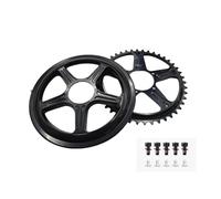 eejinwen Pignon de chaîne for vélo électrique BAF-ANG BBS01B BBS02B, Moteur Central, 44T, 46T, 48T, 52T, Accessoires de Conversion for vélo électrique(44T)