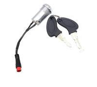 eejinwen Serrure de Porte électrique for Scooter électrique KUK-irin G3 Pro, Serrure électronique avec 2 clés, Interrupteur de Remplacement, Accessoires