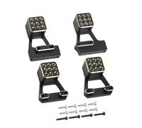 eejinwen Support d'amortisseur réglable en Laiton, Tour de Choc à 9 Trous, Support de Choc Avant et arrière for TRX4M 1/18 RC, pièce de Mise à Niveau sur chenilles