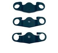 eejinwen Support de Fixation supérieur et inférieur de l'amortisseur Avant Wolf X for Trottinette électrique for Kaa-bo Wolf X for Warrior 10 Pouces(1 Upper 2 Lower)