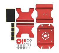 eejinwen Support de Voiture RC en Aluminium avec Support de Choc for Chenille RC 1/24 1/18 1/16 for MJX SCX24 TRX4M FCX18 FCX24(Rot)