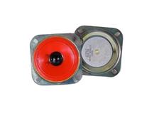 eejinwen Tweeter 2.75 Pouces 70mm, cône en Papier Rouge, Fluide magnétique, Haut-Parleur de bibliothèque Transparent, système sonore 8ohm 50W, 1 Paire