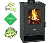 EEK A - Poêle à bois avec grande chambre de combustion Prity K1 D - 9.5 KW