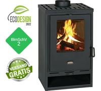 EEK A - Poêle à bois avec grande chambre de combustion Prity K1 D - 9.5 KW