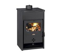 Prity KCPD Poêle à bois 9,3 kW avec plaque en fonte - Chauffage au bois