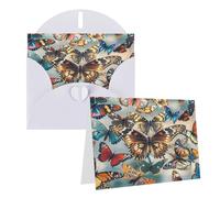 Eekstdbn Cartes de vœux Papillons Carte de vœux avec toutes les occasions Carte d'invitation Carte de vacances Carte d'anniversaire