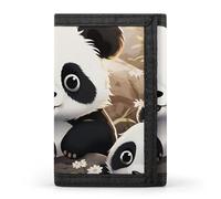 Eekstdbn Portefeuille à trois volets, porte-cartes et porte-monnaie fin et élégant avec poche zippée pour pièces de monnaie pour homme et femme