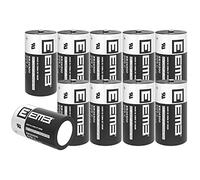 EEMB 10X ER26500 C Taille 3.6V Batterie au Lithium Haute capacité Li-SO atterie Non Rechargeable LS26500 SB-C01 TL-2200 pour Moniteur de Pression des pneus Automobile TPMS, Carte à Puce