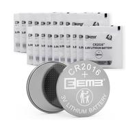EEMB 20 Pack CR2016 Batterie 3V Batterie au Lithium Bouton Pile 2016 Batterie ECR2016 DL2016 LM2016 pour Clé de Voiture Fob, Montre, Calculatrice, Ouvre - Porte de Garage, Jouet, Lumière LED