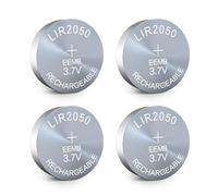 EEMB 4pack LIR2050 Batterie Rechargeable 3.7v Li - ION Bouton Batterie pièce de Monnaie Batterie pour Casque Montres wearables