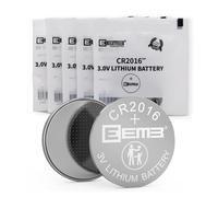 EEMB 5 Pack CR2016 Batterie 3V Batterie au Lithium Bouton Pile 2016 Batterie ECR2016 DL2016 LM2016 pour Clé de Voiture Fob, Montre, Calculatrice, Ouvre - Porte de Garage, Jouet, Lumière LED
