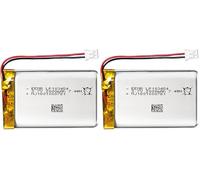 EEMB Batterie 3.7V 2000mAh 103454 Lipo Batterie Rechargeable Lithium-ION polymère Batterie avec connecteur JST (Lot de 2)