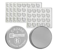 EEMB CR2450 Pile Bouton au Lithium 3V CR 2450, Lot de 100