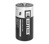 EEMB ER34615 D Cell 3.6V Batterie au Lithium Li-SOCL₂ Haute capacité Batterie Non Rechargeable LS-33600 SB-D02 XL-205F pour Machine-Outil CNC, Programmeur, Machine de Moulage par Injection etc. Plus
