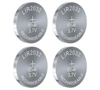 EEMB LIR2032H 3,7V 70mAh Pile Bouton Rechargeable 4 Pièces