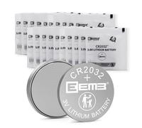 EEMB Lot de 20 Piles Bouton CR2032 3 V au Lithium 2032 BR2032 ECR2032 LM2032 pour Porte-clés, télécommandes, Montres, calculatrices, carillons, appareils médicaux, Cartes mères, Airtags