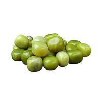 Een Aquarium, een Steen... Pierres à Rouler en Jade Citron Naturel for Aquarium, Pots de Fleurs, décoration Bouddhiste 2-3 cm 500 g/1000 g(2-3cm500g)