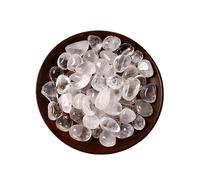 Een Aquarium, een Steen... Pierres roulées en Cristal Blanc Naturel for décoration de Pot de Fleurs et d'aquarium, 2 à 4 cm, Paquet de 100 g