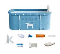 Eeneme Baignoire pliable - Baignoire portable et mobile pour adultes - En PVC et plastique - Pour petites salles de bains et enfants