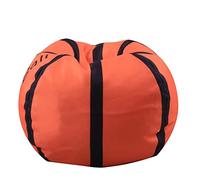Eeneme Pouf de rangement pour enfants, 45,7 cm, grand sac de rangement pour couverture, sac de rangement pour balles - Basketball