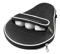 Eeneme Sac pour Raquette de Tennis de Table, Pochette pour Raquette de -Pong avec Poche de Rangement pour balles, Housse de Raquette de Tennis de Table imperméable avec Doublure intérieure de