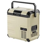 EENOUR D18 - Réfrigérateur de voiture 12 volts, congélateur portable, batterie 19 ct/18 L et refroidisseur à énergie solaire 25 W, -4 ~ 22 °F, 12/24 V CC, 110 ~ 240 V AC, refroidisseur électrique