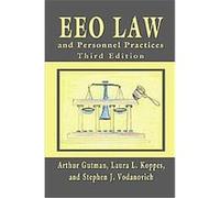 Eeo Law and Personnel Practices Gutman, Koppes (Auteur)