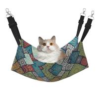 eeprty Fond HD Mandala Pet Cage Hamac,Hamac pour animaux domestiques,Doux Suspendu Chat Lit Mat Hiver Chaud