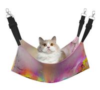 eeprty Hamac coloré Aurora pour animal de compagnie, hamac chaud pour animal domestique, tapis doux à suspendre pour chat