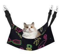 eeprty Hamac en forme d'ananas, banane, flamant rose pour animal domestique, chaud pour animal domestique, tapis de lit doux à suspendre pour l'hiver