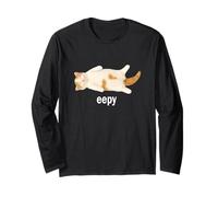 Eepy Funny Sleepy Cat Meme Viral Hilarious Sleepy Lazy Cat Manche Longue