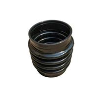 EEQANAO 1PC Noir for Wacker BS60-2i BS60-4 BS60-45 BS600 BS700 BS60Y Tamper Pilonneuse Compacteur Soufflet 1006882 ID170 mm, H245 mm