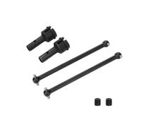 EEQANAO 45 AXE DE Roue arrière en Acier 8X36MM & DOGBONE 91MM for Arr-ma 1/7 for 1-8 6s for BLX for Typ-hon(Zwart)