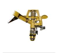 EEQANAO Arroseur Rotatif à Impact for Jardin, Filetage mâle 1/2 Pouce, Laiton, buse réglable for arrosage de pelouse(A)