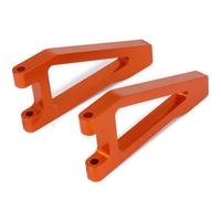 EEQANAO Bras de Suspension Avant supérieur en Alliage d'aluminium, 2 pièces, 513006, for modèle de Voiture radiocommandée, 1/10 FS, Camion de Course, Buggy, 53810(Orange)