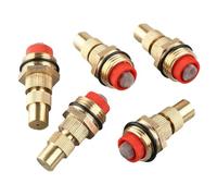 EEQANAO Lot de 5 Buses de pulvérisation réglables for pelouse, arrosage de Jardin, avec Filetage mâle 1/2 Pouce (DN15)