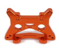 EEQANAO Plaque d'amortisseur Avant 539080 for Voiture RC 1/10 FS Racing Truck Buggy 53810 pièces hop-up améliorées en Alliage d'aluminium(Orange)