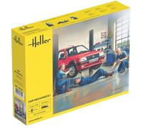 Car Mechanics Iheller 82755 Car Mechanics I 1/24 : 3 Figurines (2 Accroupis, 1 A
