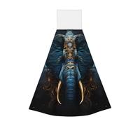 Eerie Elephant Coral Velvet Lingettes de nettoyage absorbantes pour cuisine, salle de bain, voiture, camping