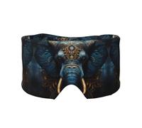 Eerie Elephant Masque de sommeil réglable et cache-oreilles Unisexe Bandeau de sommeil latéral (68,1 x 10,9 cm), couverture confortable pour l'intérieur et l'extérieur, le voyage, le yoga