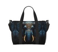 Eerie Elephant Sac à main pour femme Sac à main Sac de voyage décontracté avec fermeture éclair Convient pour le travail, les voyages, le fitness, les voyages
