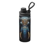 Eerie Elephant Thermos de voyage en acier inoxydable 532 ml pour cyclisme, gym, basket-ball, extérieur