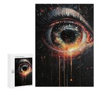 Eerie Eye Painting Artwork-3 Puzzle 1000 Pièces Educa Jouet en Bois Cadeau Unique Décoration Intérieure Jeu Éducatif Challenge Toy Adultes Et Enfants À Partir De 14 Ans 300 PCS